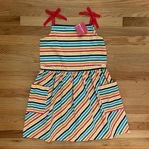 Hanna Andersson Sz 14-16 Rainbow Stripe Sundress